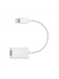 Cablu adaptor lightning dual port pentru casti si incarcare CU4